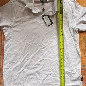 Todd Snyder Pique White Polo Shirt